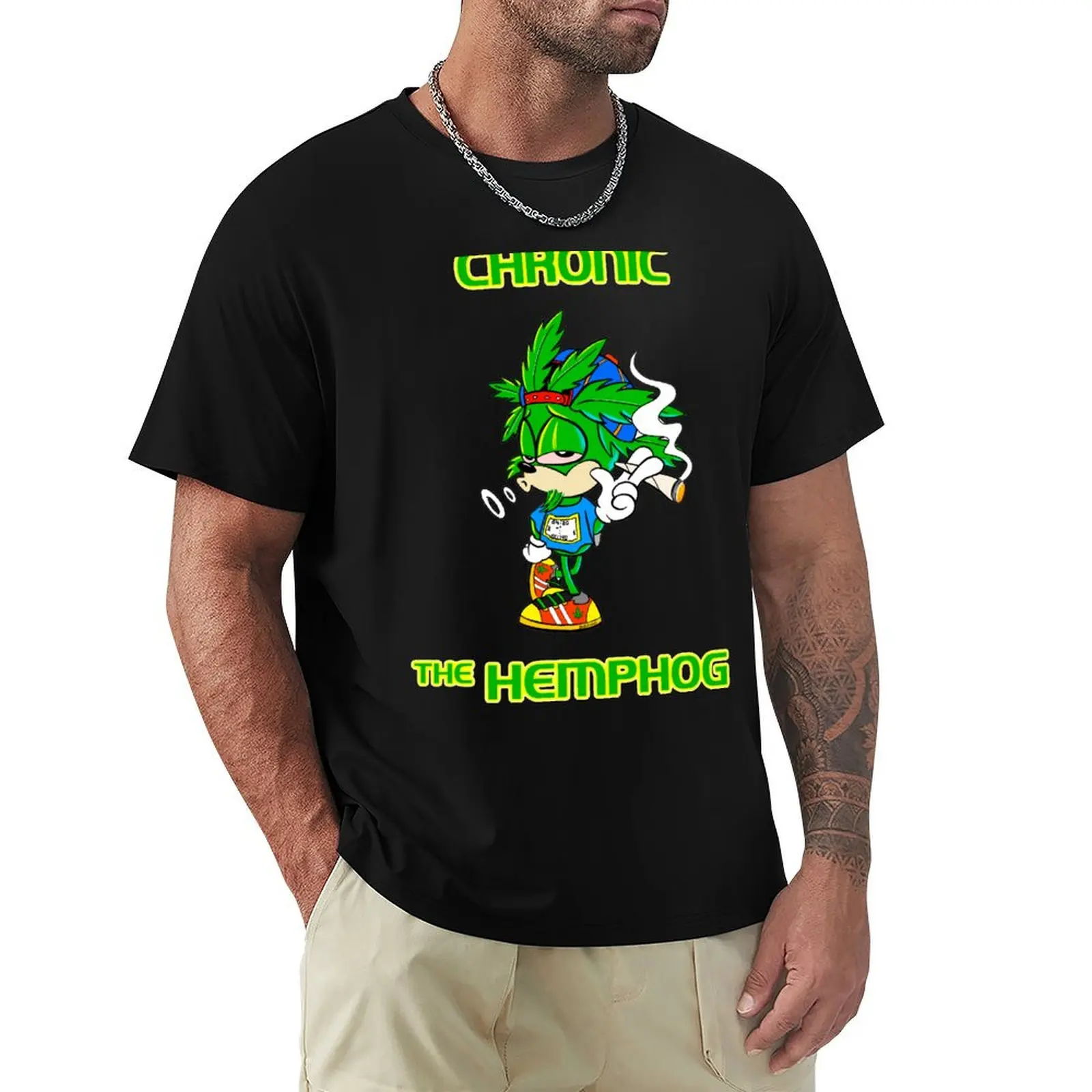 

Chronic the hemphog 420 og T-Shirt Regular Fit Plain Tee Shirt