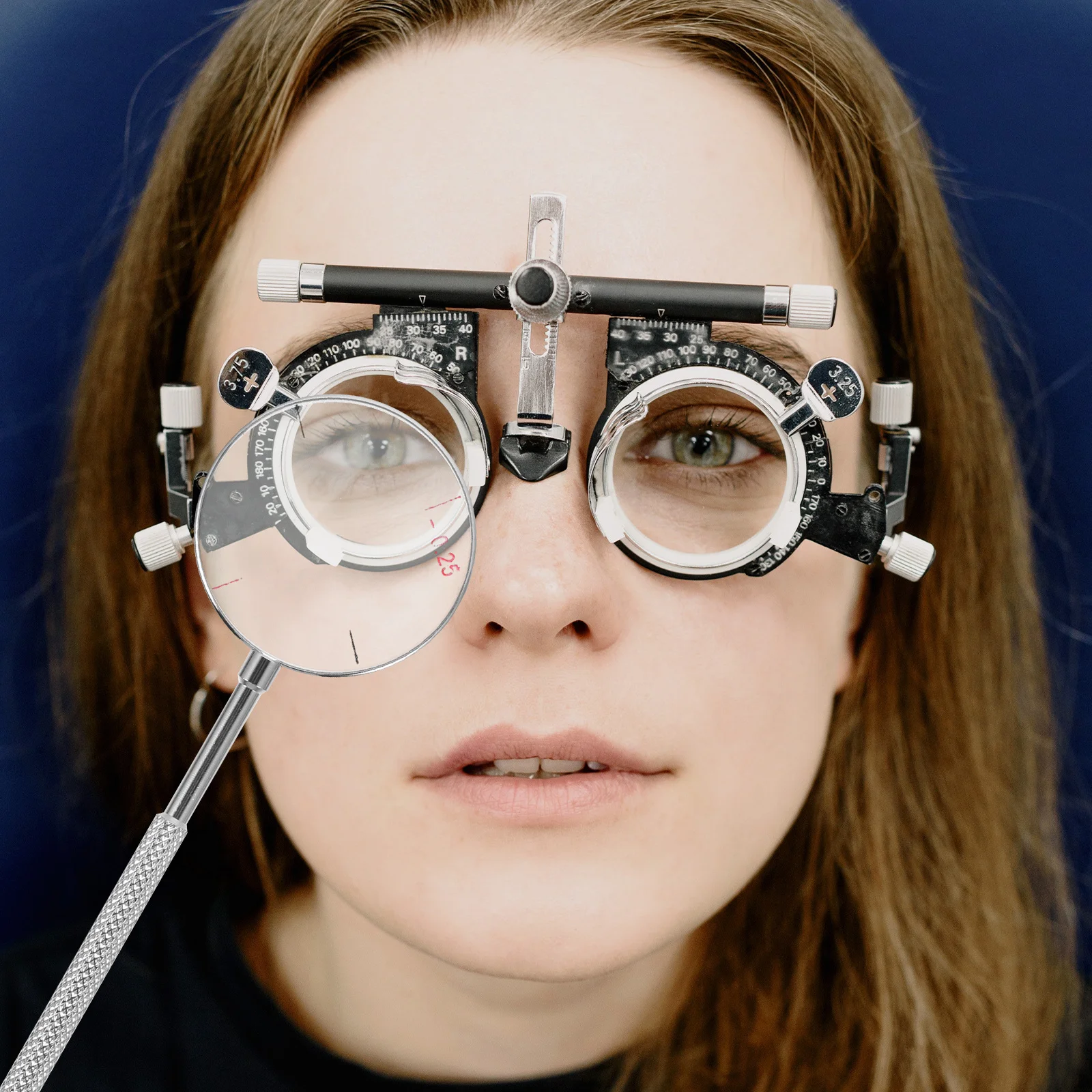 

2Pcs Optical Cross Cylinder Lens Kit Round Lenses Diopters Eye Test Tool Optometry Equipment Diopters Cross Cylinder Lens