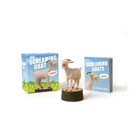 Screaming Goat Figurine and Goat Statue That Makes a Screaming Noise goat that screaming toy grita goat yelling
