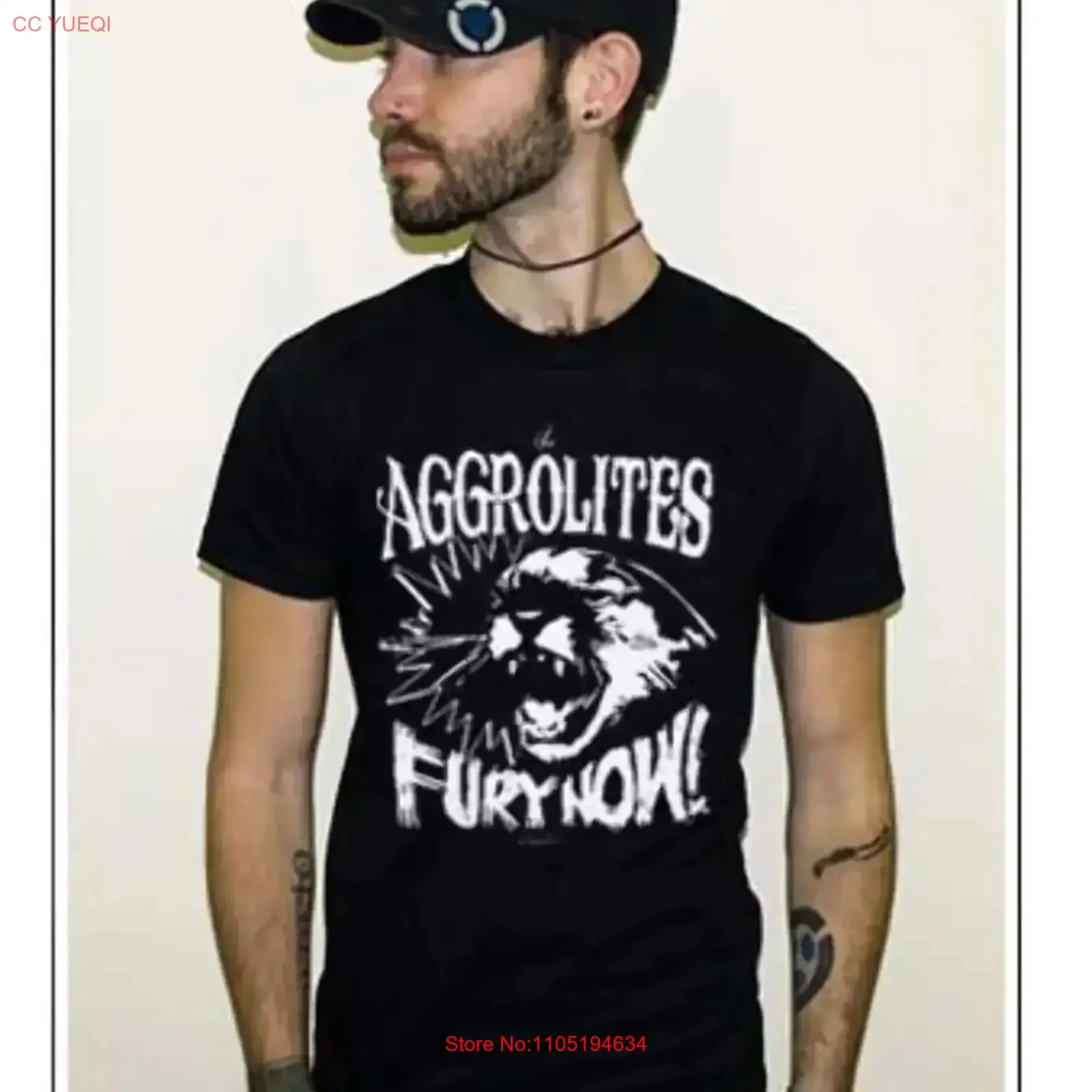 Aggrolites Fury Now Reggae Ska Give 'Em The Boot T Shirt vintage Washed Slightly Casual homme Stylish fashion Breathable