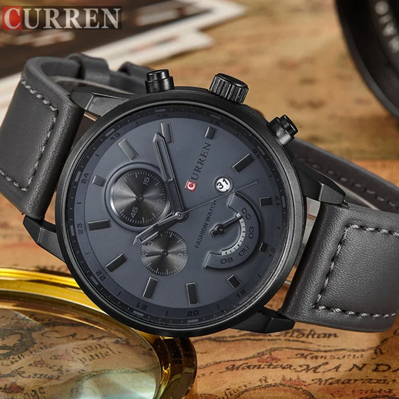 

CURREN Top Brand Luxury Men Sports Watches Fashion Casual Quartz Watch Men Military Wrist Watch Male Relogio Clock 8217