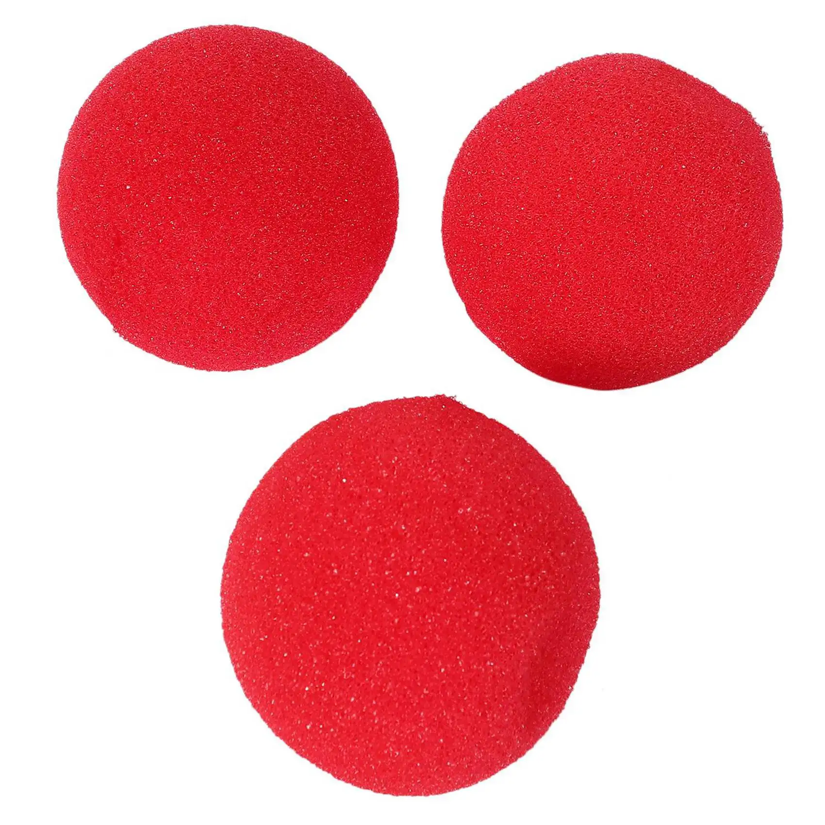 AS95-20 個愛らしい赤いボールスポンジピエロ鼻パーティー結婚式の装飾クリスマスハロウィンコスチュームマジックドレス