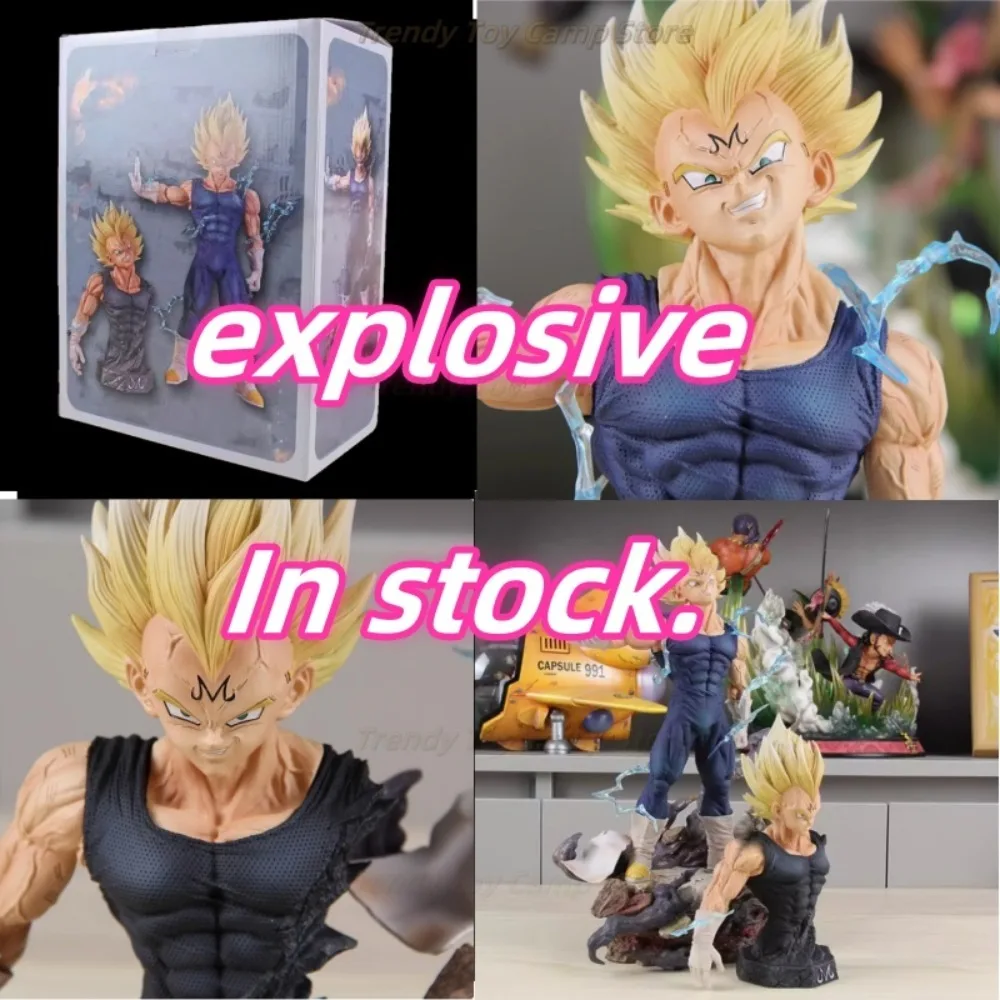 

Аниме Dragon Ball Z Majin Vegeta Фигурка Замена головы ПВХ Фигурки Вегета Фигурка Gk Статуя Коллекция Модель Игрушки