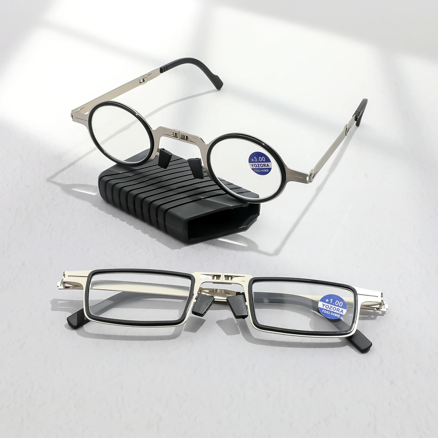 

Портативные складные очки для чтения с защитой от синего света и футляром. Легкая, удобная посадка. Идеально подходит для пожилых людей. Чтение и ежедневное использование.