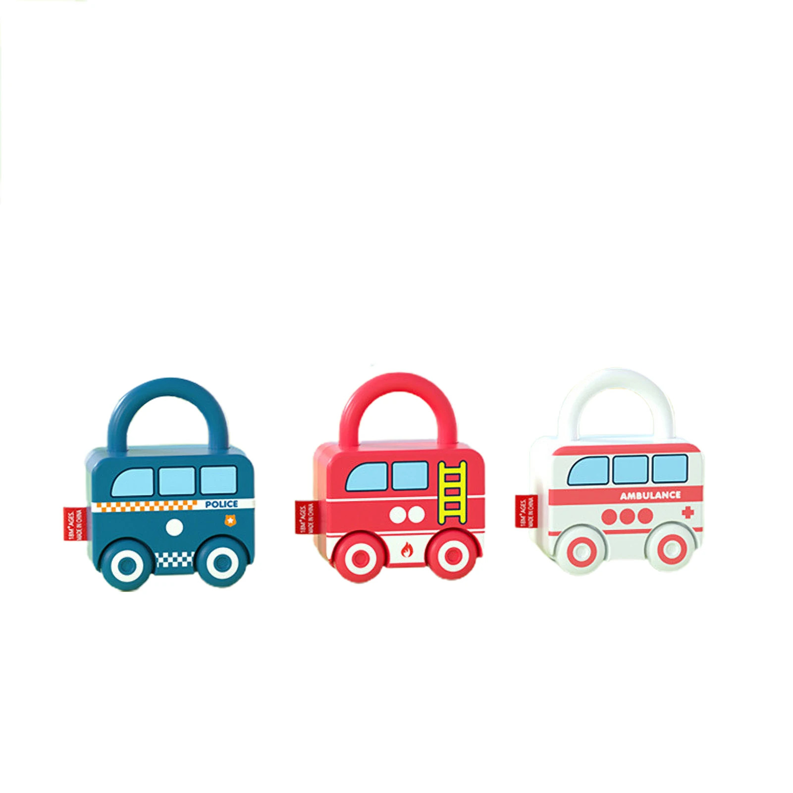 Learning Locks Toys With Keys Creative Numbers Bus Matching Game Early Educational Toys Great Gifts For Children