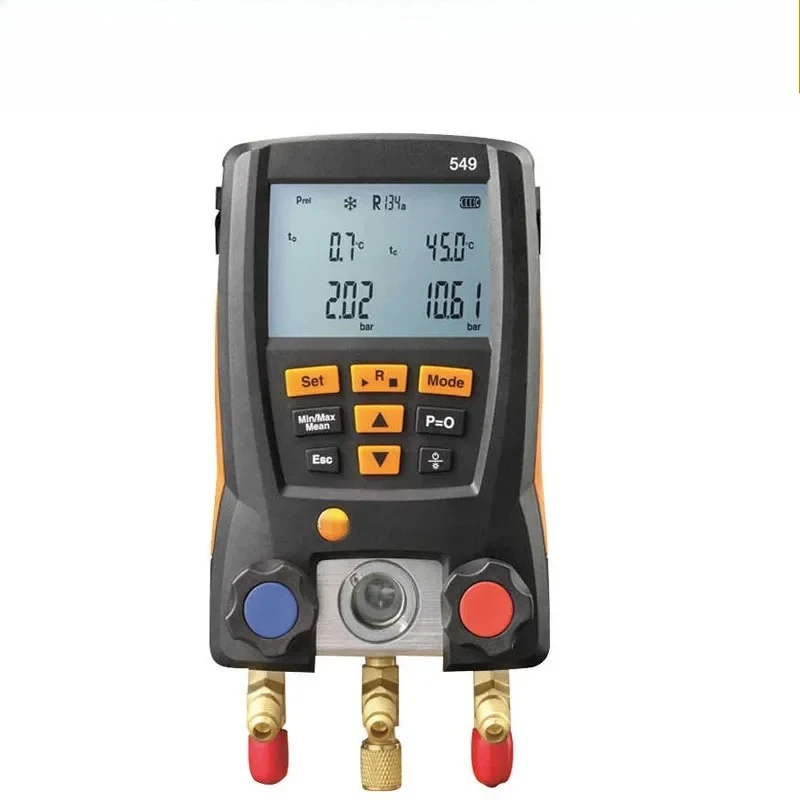 549 Gauge Refrigeration Digital Manifold Gauge 2 Valves System For HVAC Digital Refrigerant Meter Set Tool 0560 0550
