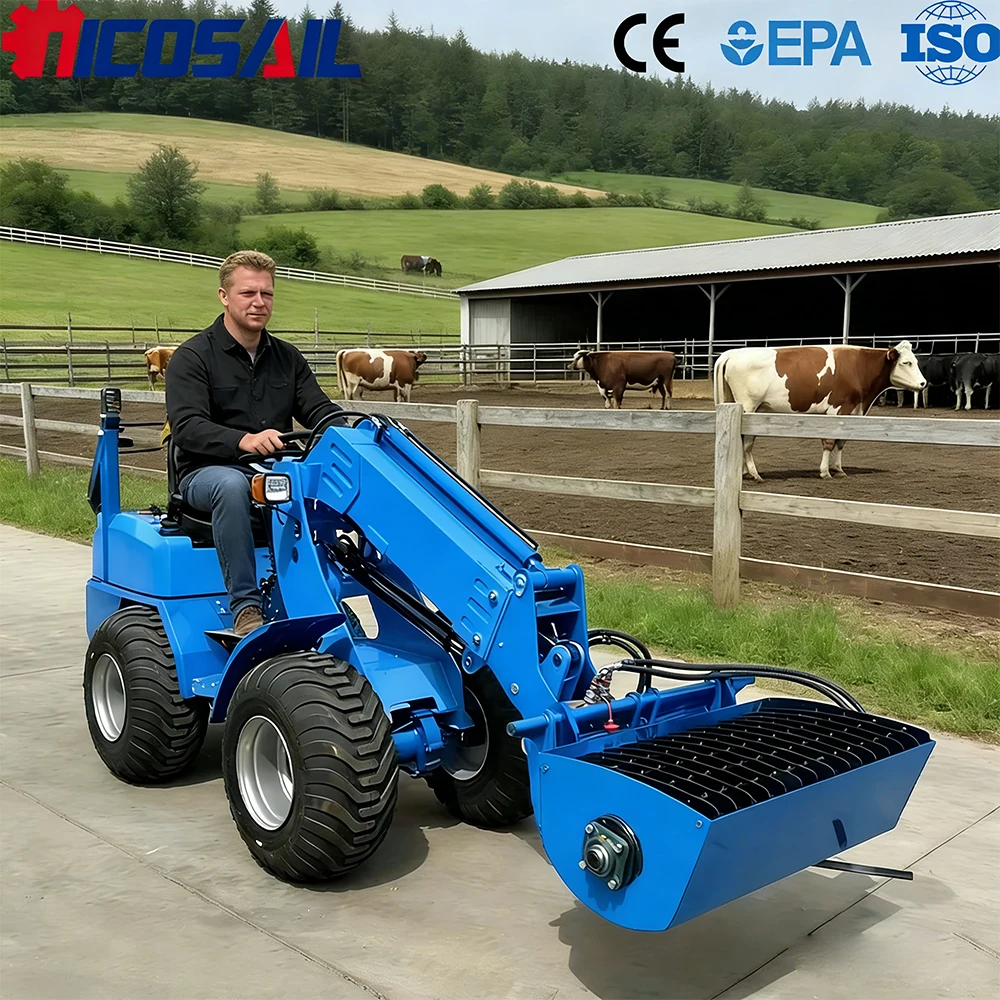 

KZL918 Mini Telescopic Boom Loader CE Certified Euro 5 User Friendly Design Easy Maneuverability for Farm Orchard