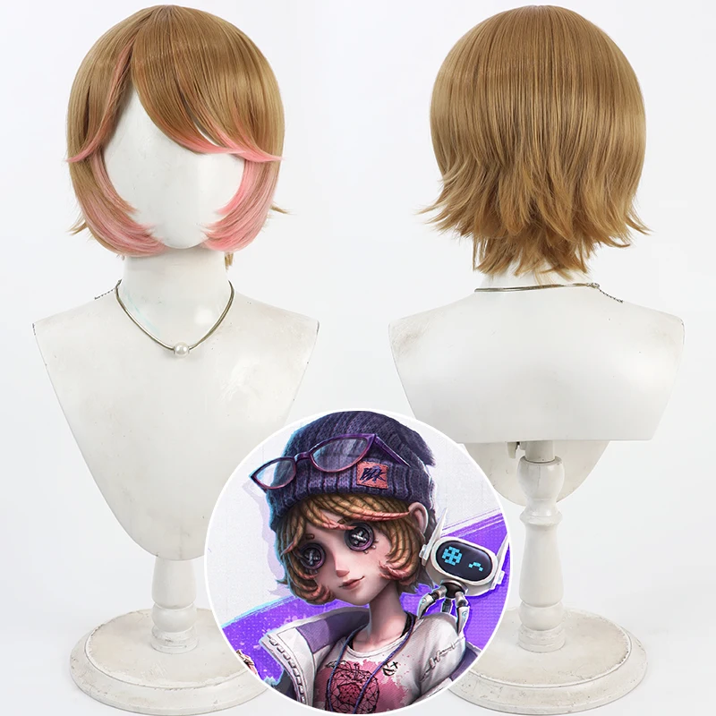

Game Identity V Machinist Tracy Reznik Cosplay Wig Mechanic BLK team Heat-resistant Synthetic Hair Halloween Party Anime Cosplay