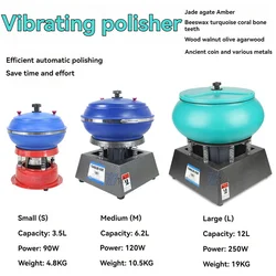 Multiple Sizes Vibration Polishing Machine DIY Jewellery Polisher Jewelry Tumbler Polisher Gem Polishing Machine