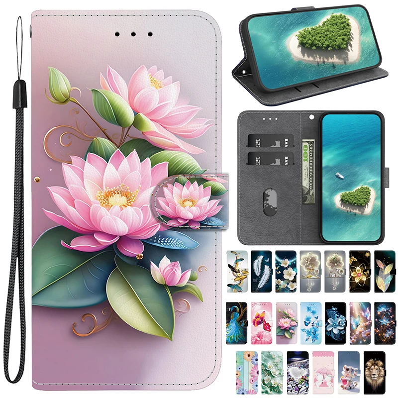 Étui de téléphone portefeuille en cuir de luxe pour Samsung Galaxy, M53, M54, M44, M13, M14, 4G, 5G, M55, M62, M04, M15, M23, Flip Cover, Card Slot