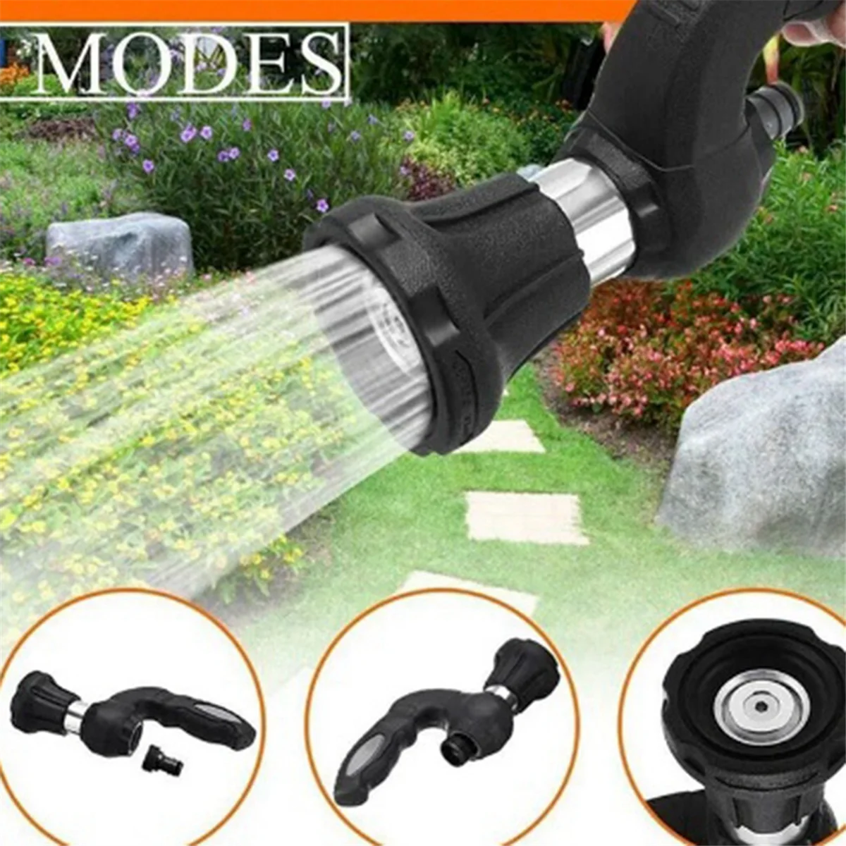 Pressurized Water Gun Sprayers Hose Blaster Fireman Nozzle Lawn Garden Super Powerful Home Car Washing