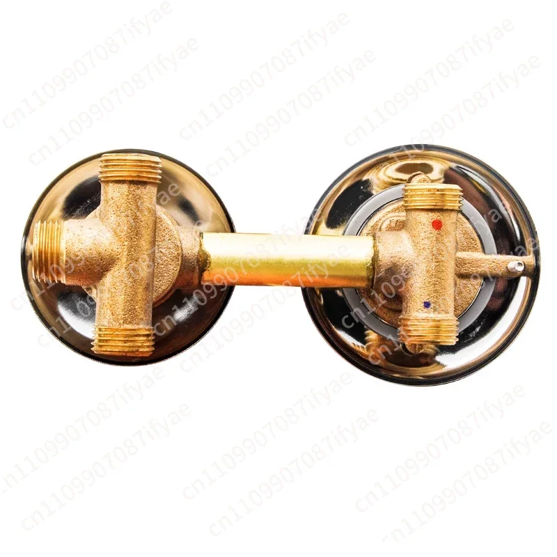 Integral shower room faucet hot and cold mixing valve bathroom gear regulator faucet switch valve accessories