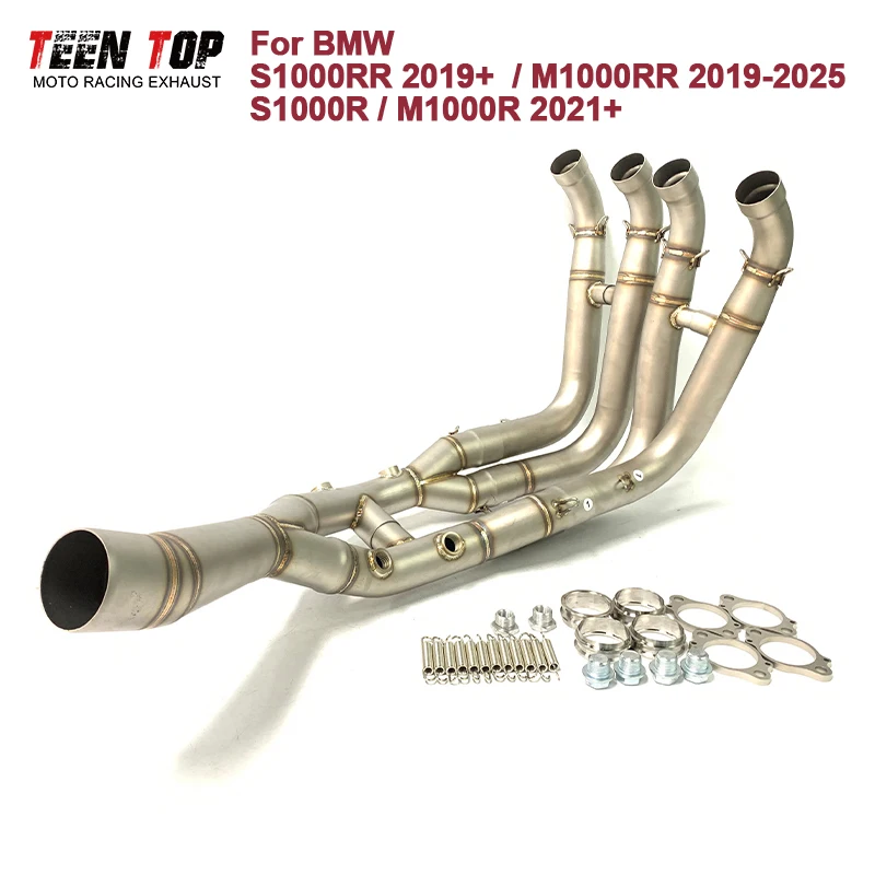 For BMW S1000RR S1000R M1000R M1000RR Exhaust Front Link Pipe OEM Motorcycle Exhasut Header S1000 RR Exhaust Elbow Escape Moto