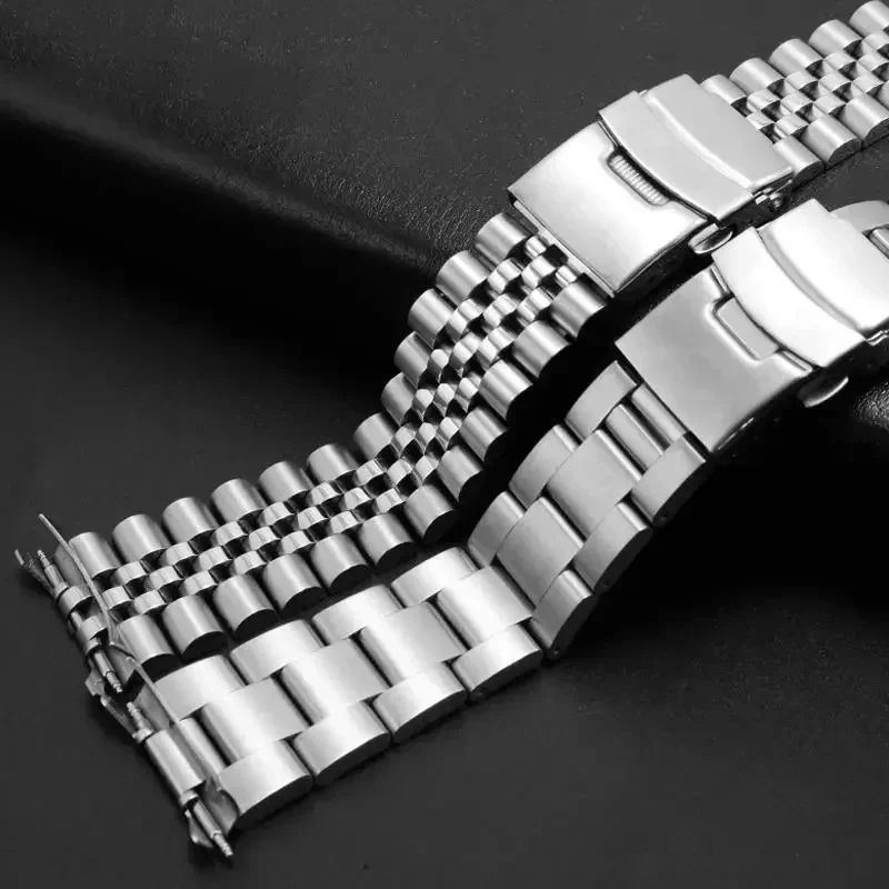 22mm Diving Steel Metal Strap For Casio Duro Mdv107-1A MDV106-1A Watch Wristband Bracelet Watchband Replacement Parts 3 Styles