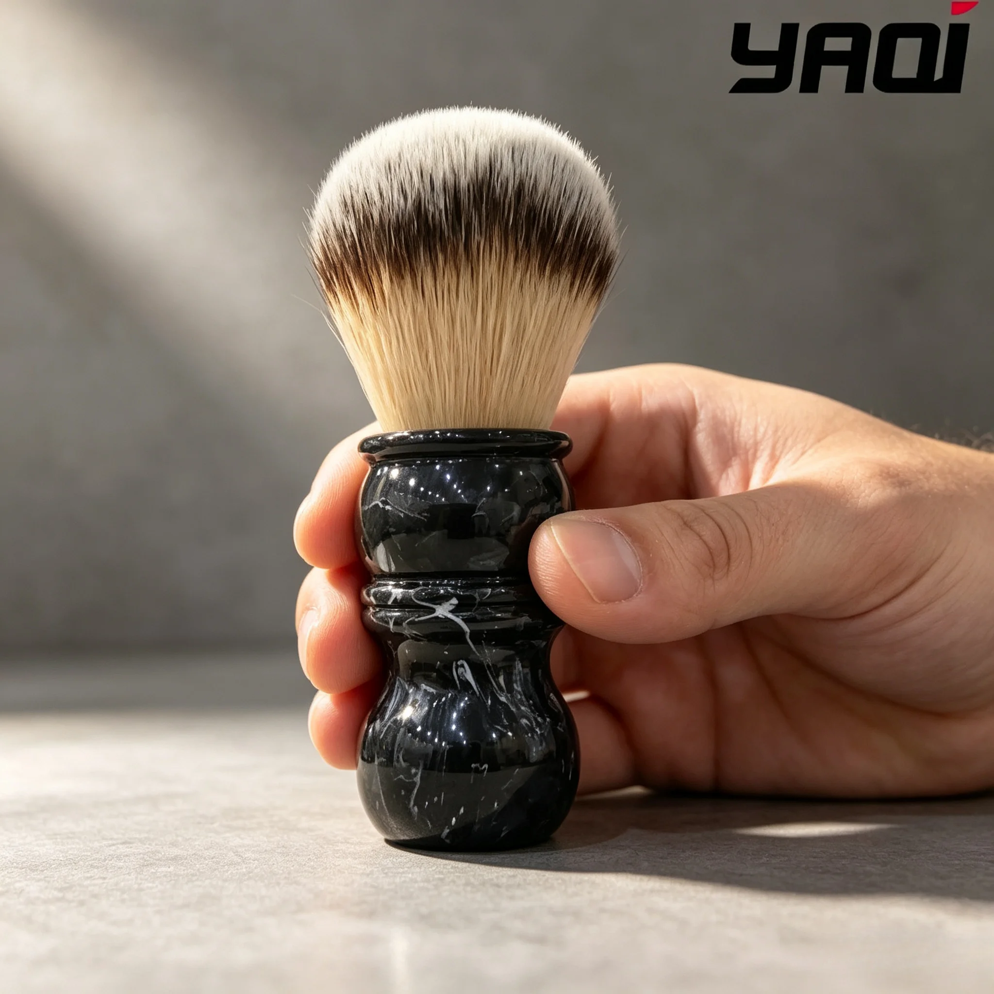 Men's 2026 24MM Shaving Brush Resin Handle Nylon For Cleaning Beard Face Cleaning Professional Shaving Brush Versatile Tool