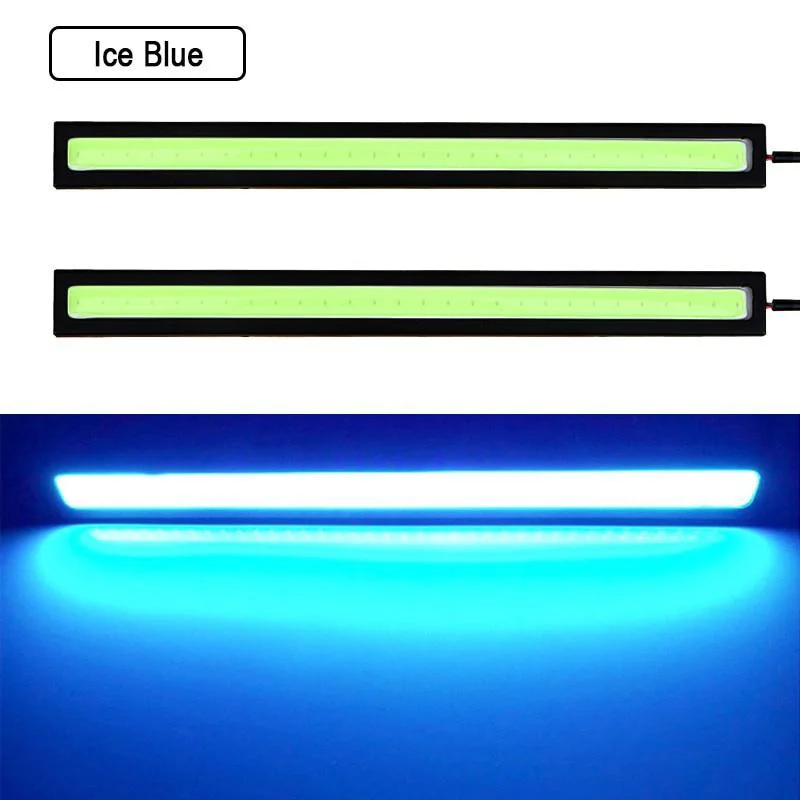 10PCS 17CM LED DRL Wasserdichte Fahren Tagfahrlicht Streifen 12V COB LED Auto Aluminium Streifen Lichter – Detail 15
