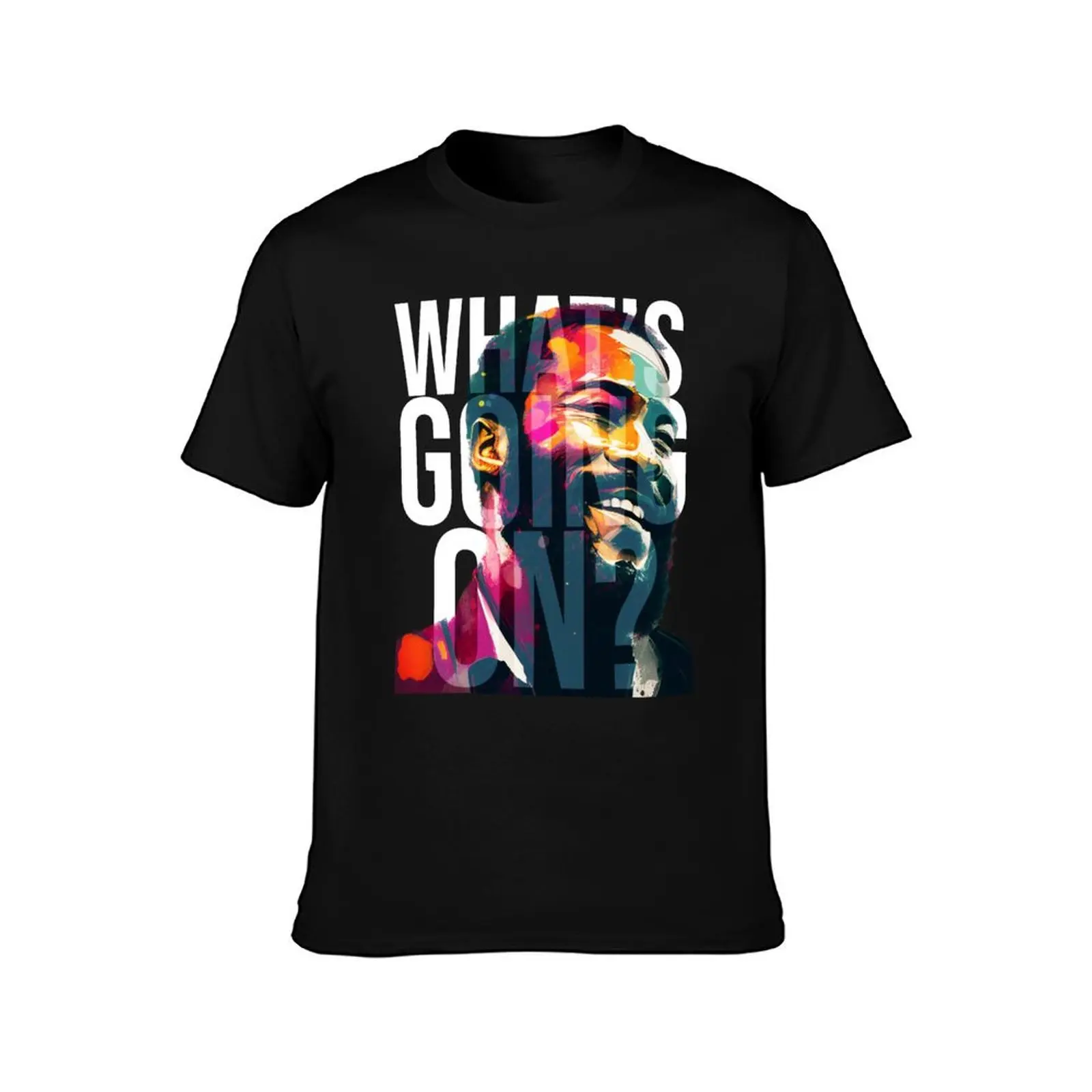 Marvin Gaye - Whats Going On? T-Shirt Quick Dry Training Short Sleeve Tee T-Shirt