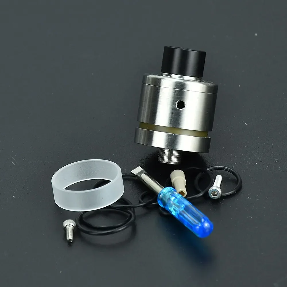 Wolfcoolvape PitBull Style Doggystyle RDTA 316SS 1.5 مل خزان رذاذ قابل لإعادة البناء 22 مللي متر Vape RTA لتجربة MTL RDA