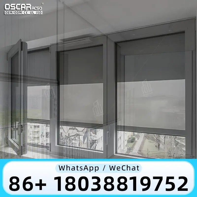 Weatherproof Motorized Zip Track Roller Blinds Wind Resistant Smart Innovative Patio Garden Coastal Europe North America Southea