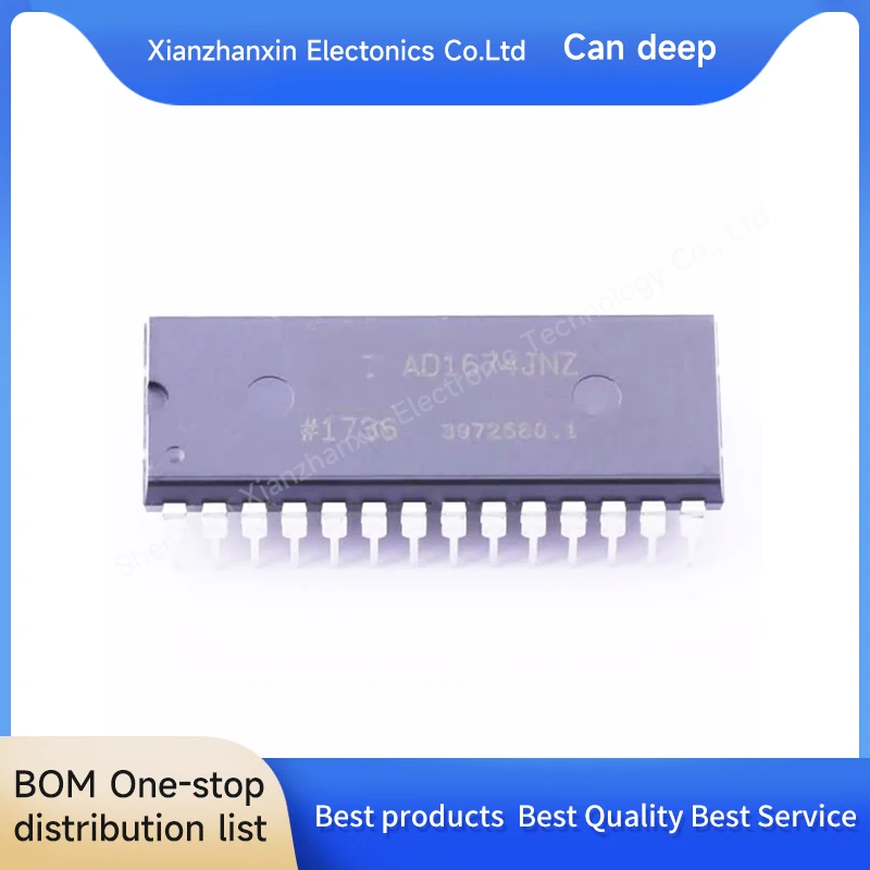 1pcs/lot AD1674JNZ AD1674 DIP-28 Parallel analog-to-digital conversion chip in stock