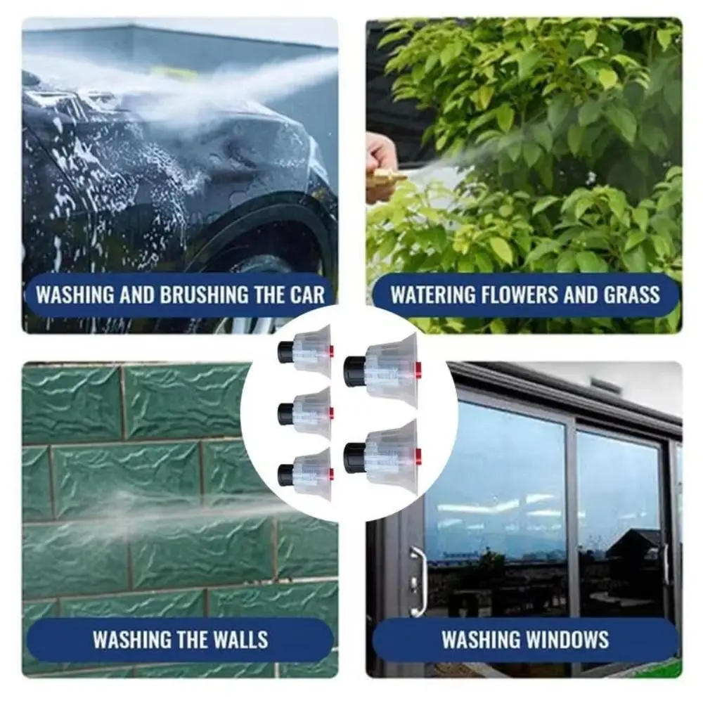 

3 шт. с редукционным клапаном, насадки-распылители для мытья, пластик 16 мм, насадка для горелки со снежной пены, внутренняя резьба, автоаксессуары для автомобиля