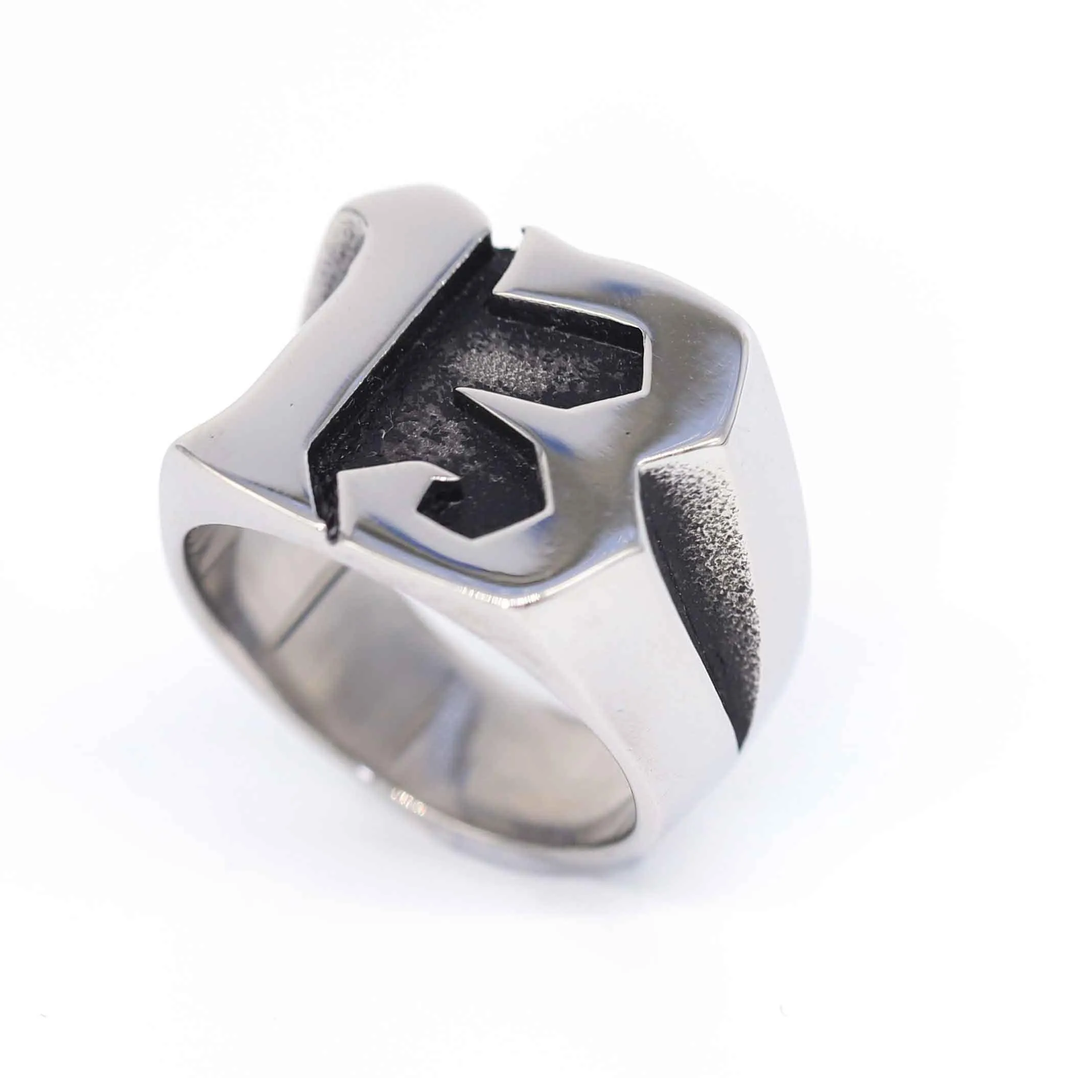 

High Polished High Quality Vintage Number 13 Custom Stainless Steel Ring