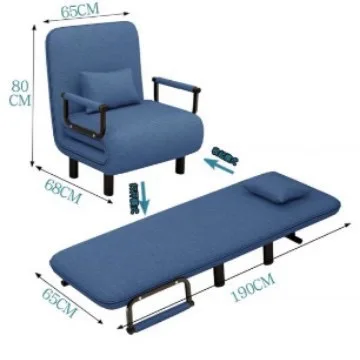 Folding bed leisure lunch breakbed integrated, dual-purpose folding study two-in-one single sofa bed