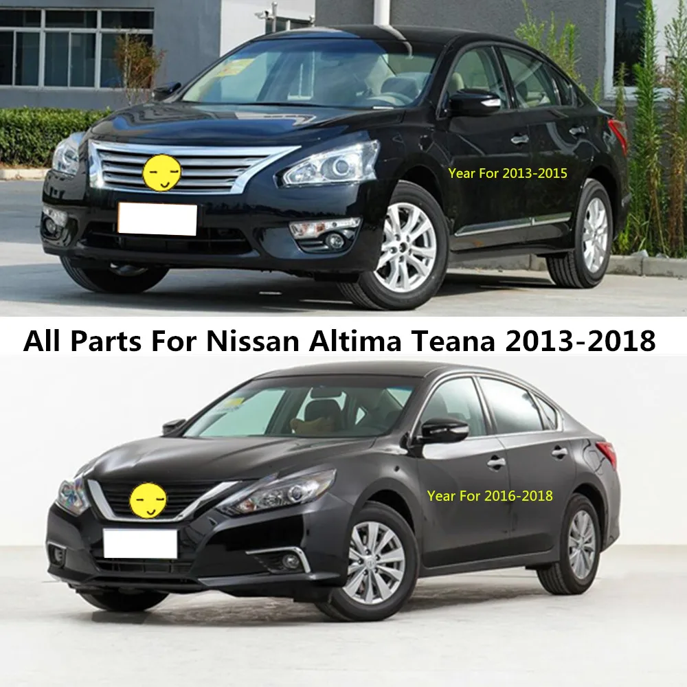 Couvercle de rétroviseur latéral en verre chromé ABS pour Nissan Altima Teana, cadre de garniture de voiture, vue arrière Stick, 2013, 2014, 2015, 2016, 2017, 2018