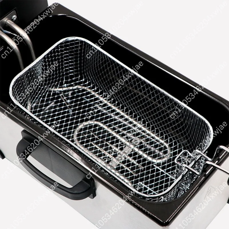 110V US Standard Household Deep Fryer Electric Cooking Pot For French Fries Chicken Cutlet Fried Snack Making