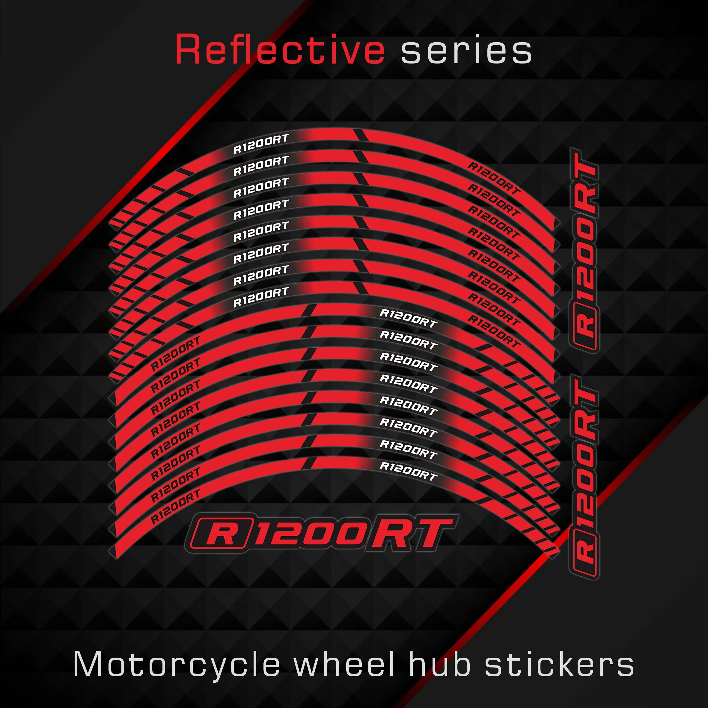 Per R1200RT parti del motociclo Contour Wheel Decoration Decal Sticker R1200 RT R 1200 RT