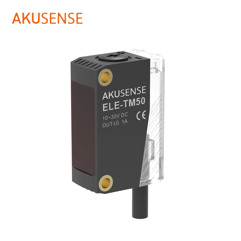 

AkuSense ELE Series 30m Long Sensing Distance Distance Sensor Optical Sensor Square Photoelectric Diffuse Reflection