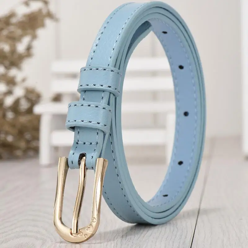Ladies Belt Cheap Candy Color Decorative Small Rhinestone Women Popular Love Summer Sweet Korean Thin Skirt Wholesale 1pcs