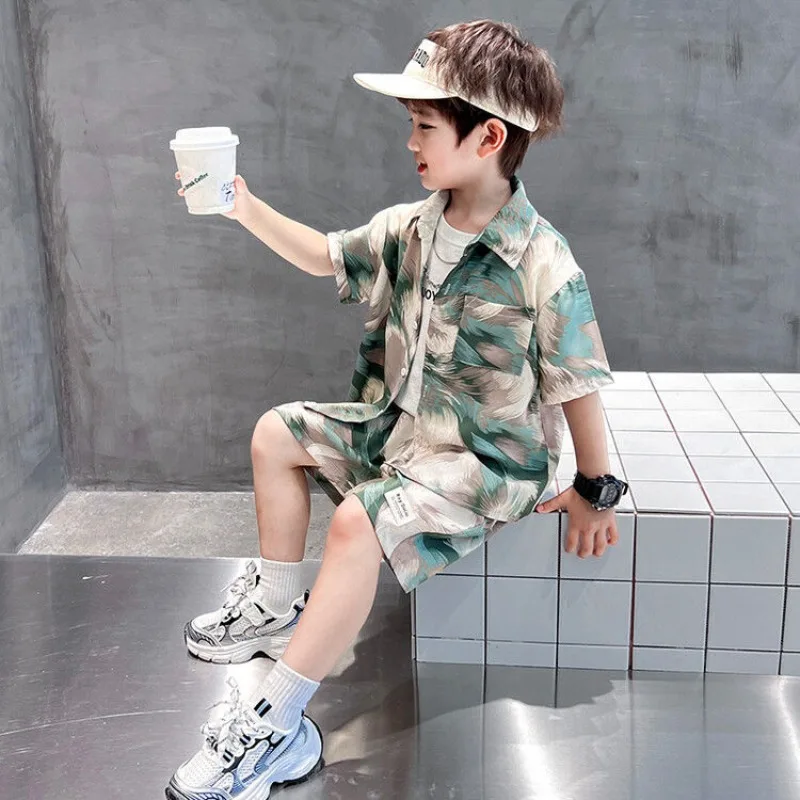 

Shirt Set Boys Clothing 7 To 8 Years 10 14 Top Shirts Tracksuit for Boy Casual Clothes Sweatshirt Kids Children's From 4 Tops 12