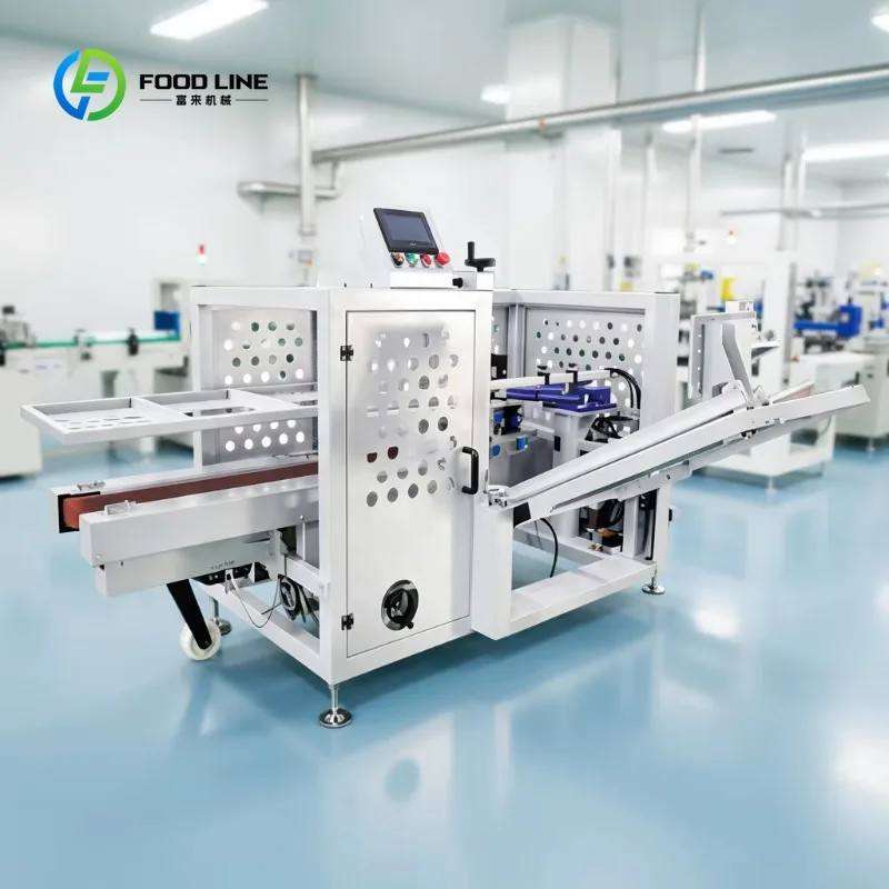 Picture 4: Customized Automatic High Efficiency Servo PLC Industrial Warehouse Logistics Case Opener 5-25 Boxes/Min