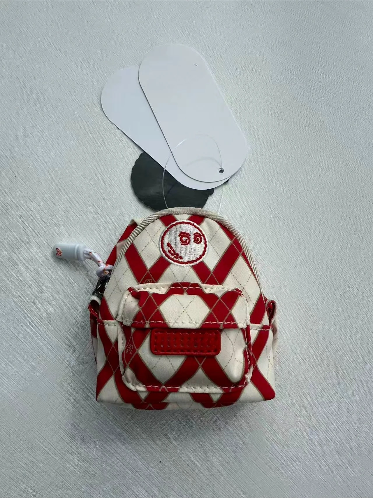 حقيبة جولف صغيرة على شكل كرة، حقيبة ظهر خفيفة الوزن، حقيبة تخزين لسماعات الأذن، تصميم للجنسين مع نمط شخصية بغطاء للرأس #3