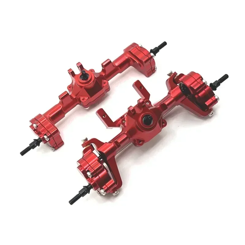 FMS 1/24 FCX24 Portal Axle Upgrade Kit - Full Metal Front & Rear Axle Assembly for FCX24/Xiaoqi/Crusher/Chevy K5 RC Models