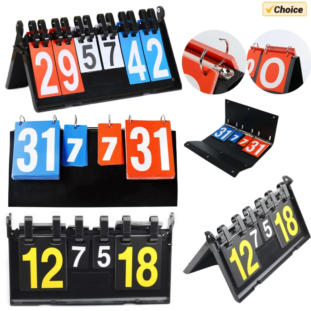 

Спортивное табло-перевертыш, портативная счетная доска, счетчик очков для баскетбола, бадминтона, волейбола