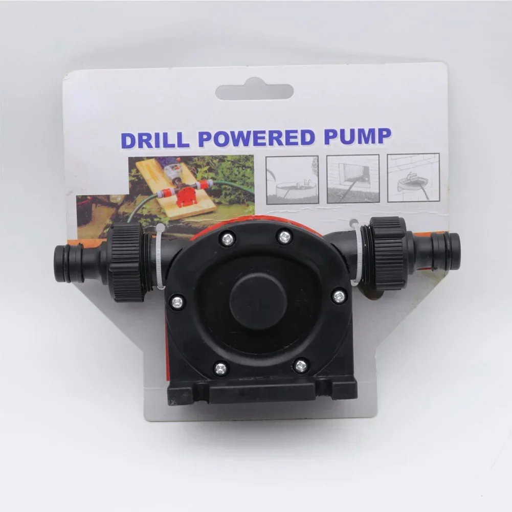 Drill Powered Pump Outdoor 1 Pcs 10.8*8*7.7cm Cleaning Tools Compact And Lightweight Nickel Plated Iron Portable