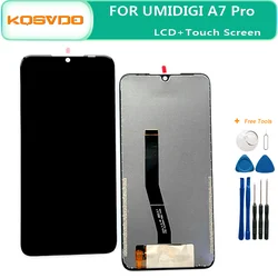 Display LCD para Umidigi A7 Pro e A9 Pro, Peças de Reposição, Ferramenta de Desmontagem, Novo e Original, 6,3 polegadas