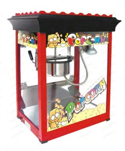 Efficient Commercial Popcorn Machine for Cinemas Carnivals Retail & Bakery Stores