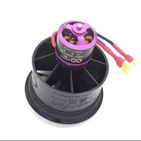 HTIRC 50mm 11 Blades Ducted Fan EDF Unit With 3S D2627 4900KV Brushless Motor 40A speed controller For RC Airplane