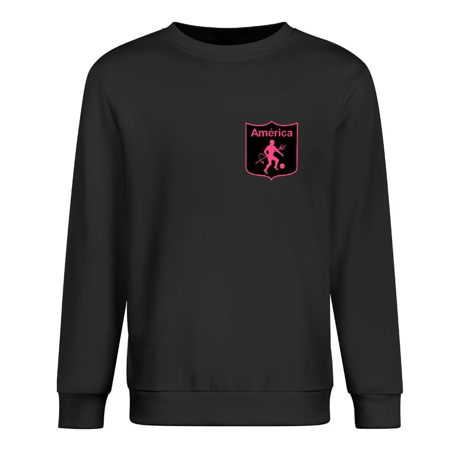

America de Cali - Black & Pink Pullover men's autumn clothes korean style clothes anime clothing winter man sweatshirt