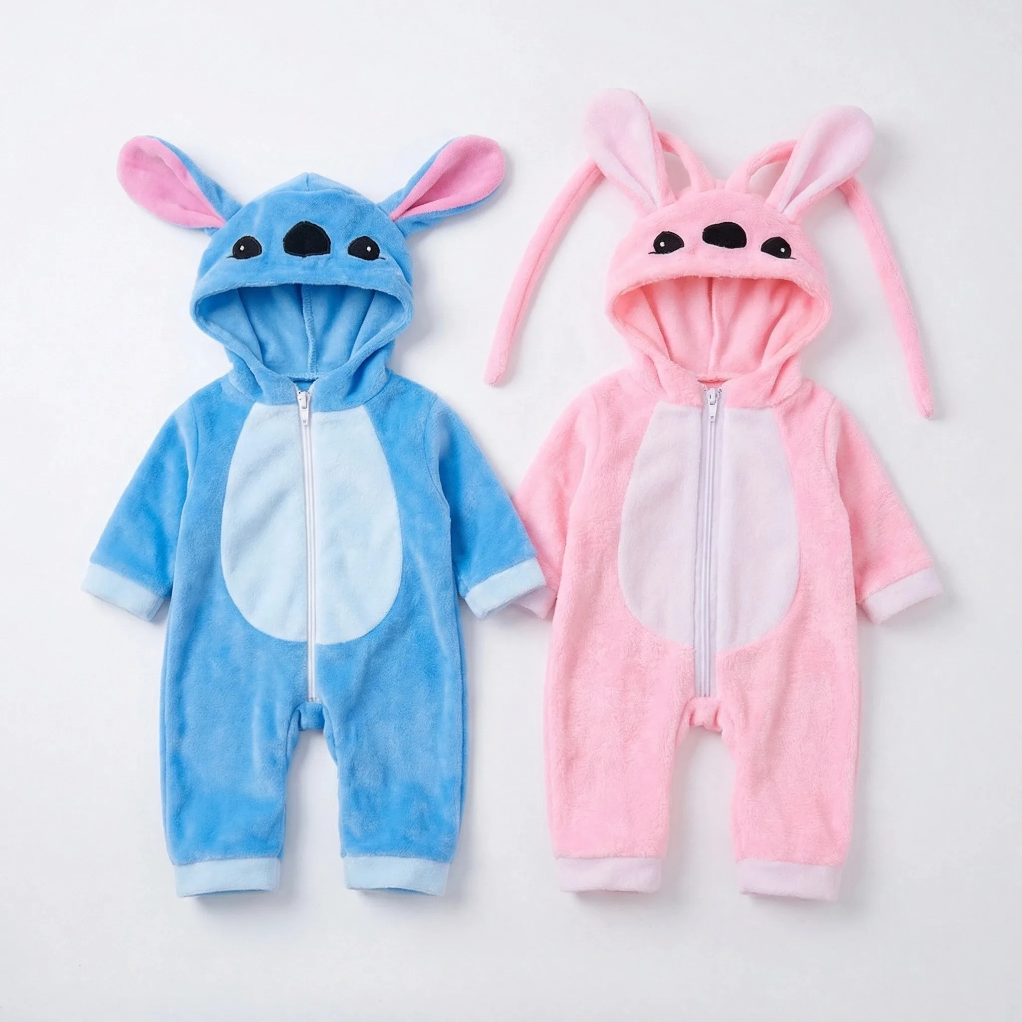 Doll Clothes Jumpsuit Pajamas With Animal Patterns Pop Clothes For 43CM Baby Doll 18Inch American Doll Set,Festival Gifts