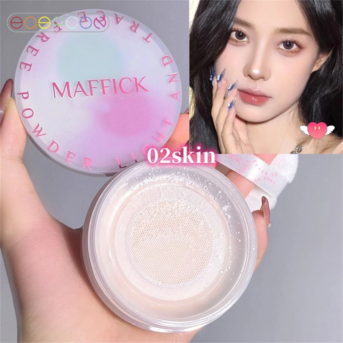 Banana Powder Smooth Loose Oil Control Face Powder Makeup Concealer Highlighter Mineral Powder Makeup Loose powder brush