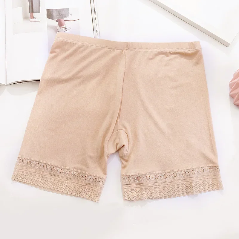 Sexy Lace Anti Chafing Thigh Large Size Shorts Under Skirt Safety Shorts Ladies Pants Underwear Large Size Safety Pants Women