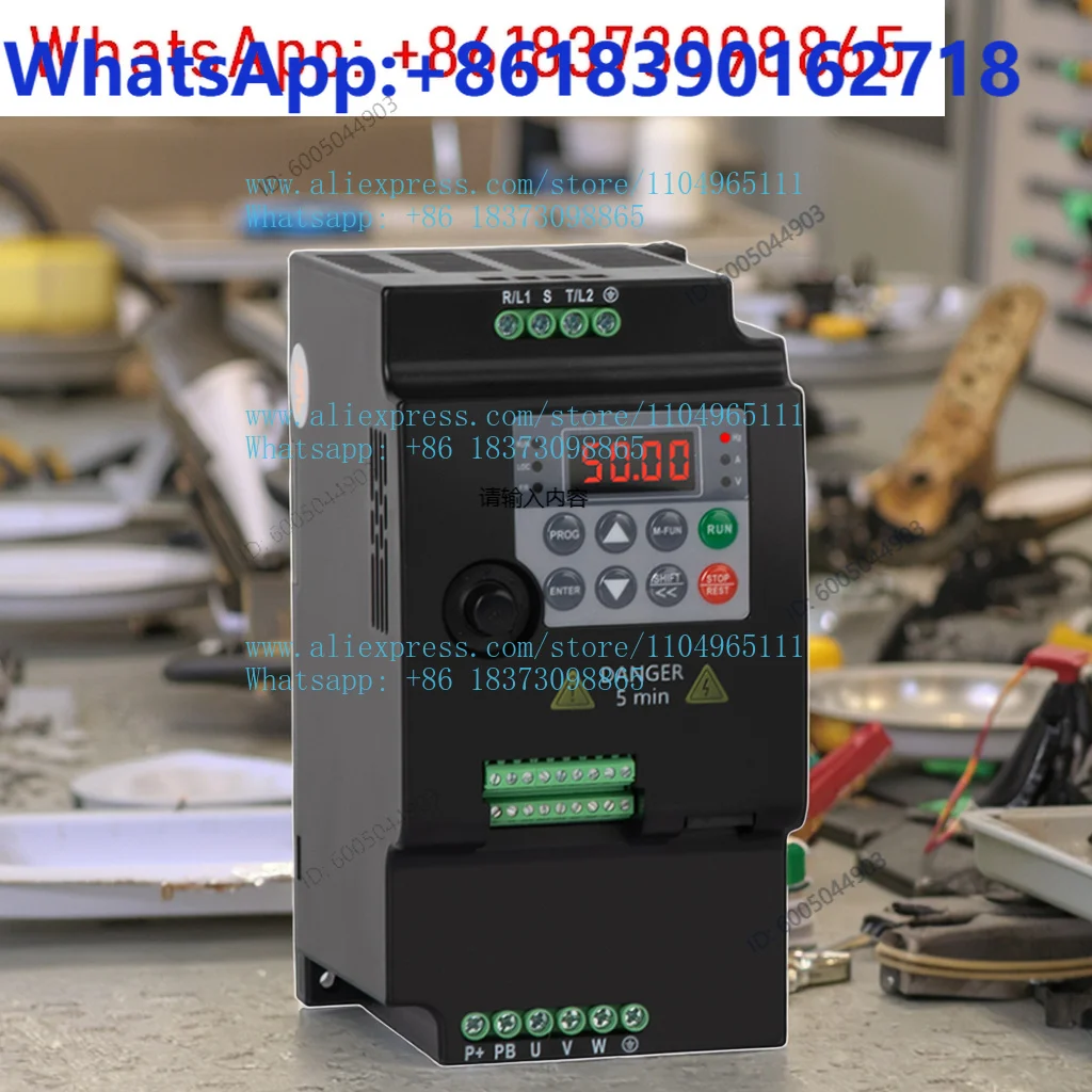 1PCS 750W 1500W 2200W rated single-phase 220V input three-phase 220V output inverter for compressors and motors