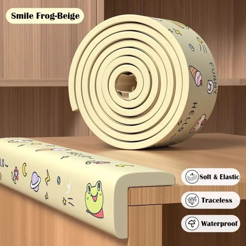 Window Sill Desk Edge Guard Strip 2m Safety Wall Corner Protector Soft NBR Anti Collision Cushion Bedside