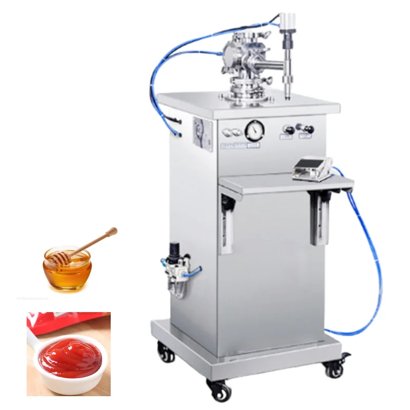 Quantitative Filling Packing Machine Vertical Piston Pump Gel Ketchup Peanut Butter Cream Butter