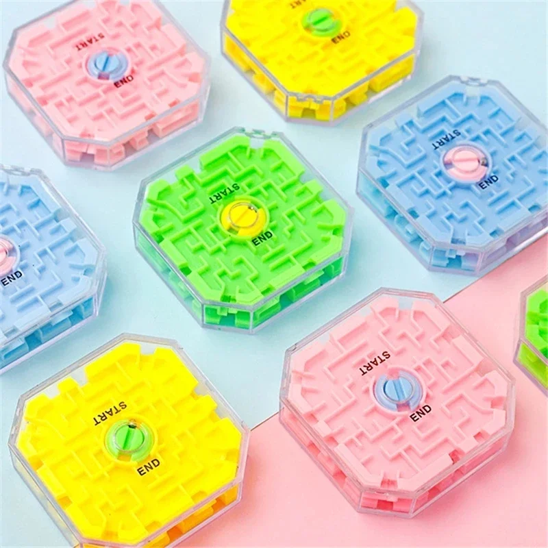 

Mini Speed Cube Maze Magic Cube 3D Learning Educational Toy Puzzle Game Labyrinth Rolling Ball Brain Learning Balance