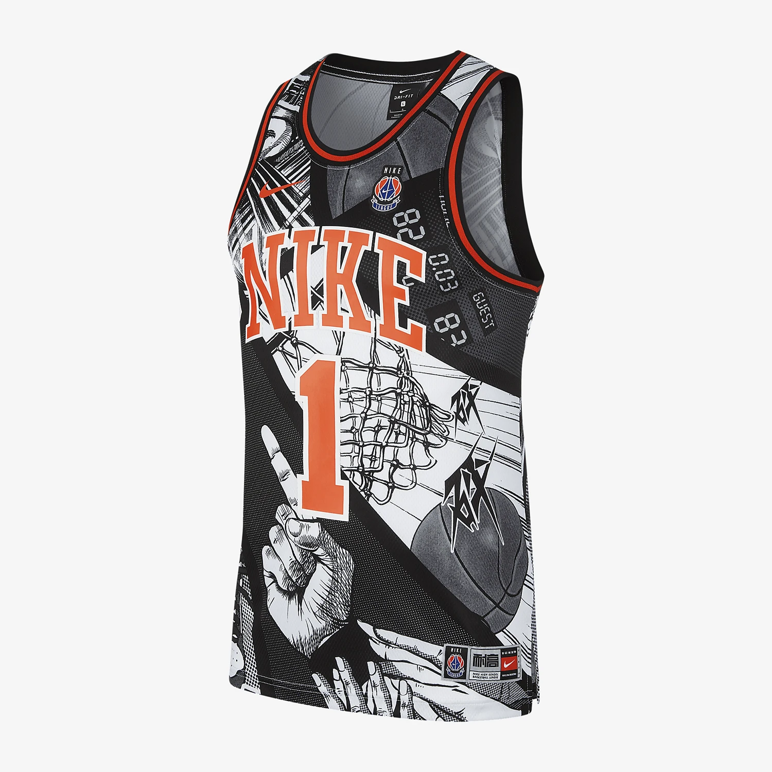 nike-genuine-men's-new-sportswear-basketball-training-breathable-vest-t-shirt-ci9081-010